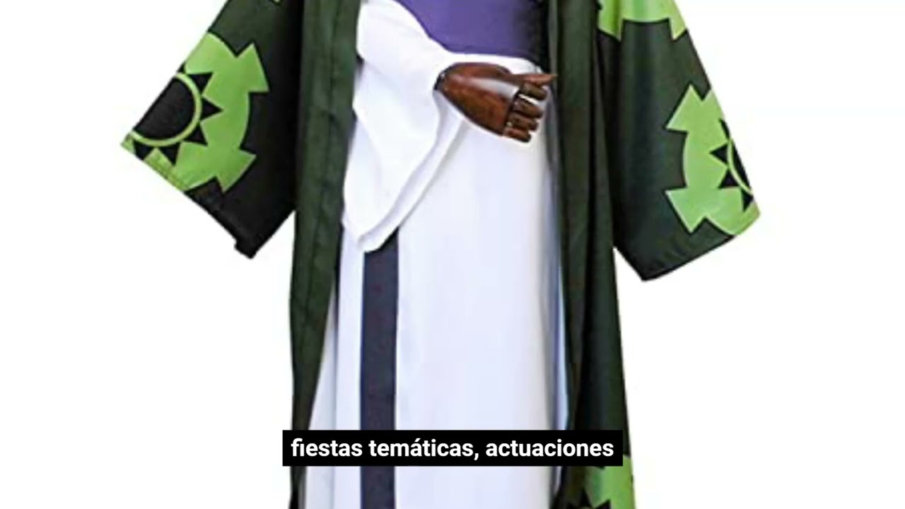 Disfraz de anime para cosplay zoro saga wano