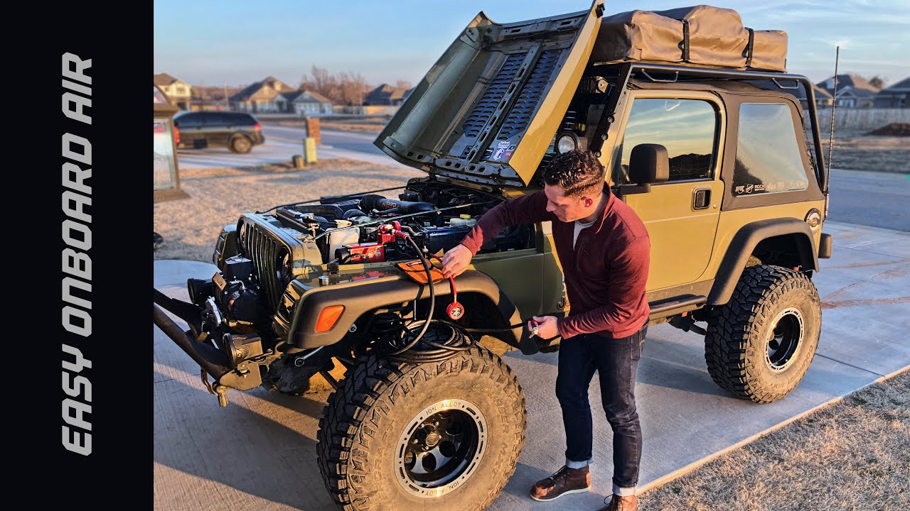 $143 DIY Overland Onboard Air Install – Jeep TJ
