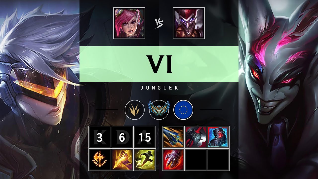 Vi Jungle vs Shaco - EUW Challenger Patch 25.14