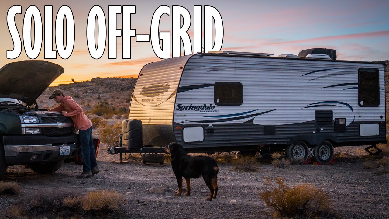 Off-Grid Life Alone in the Nevada Desert