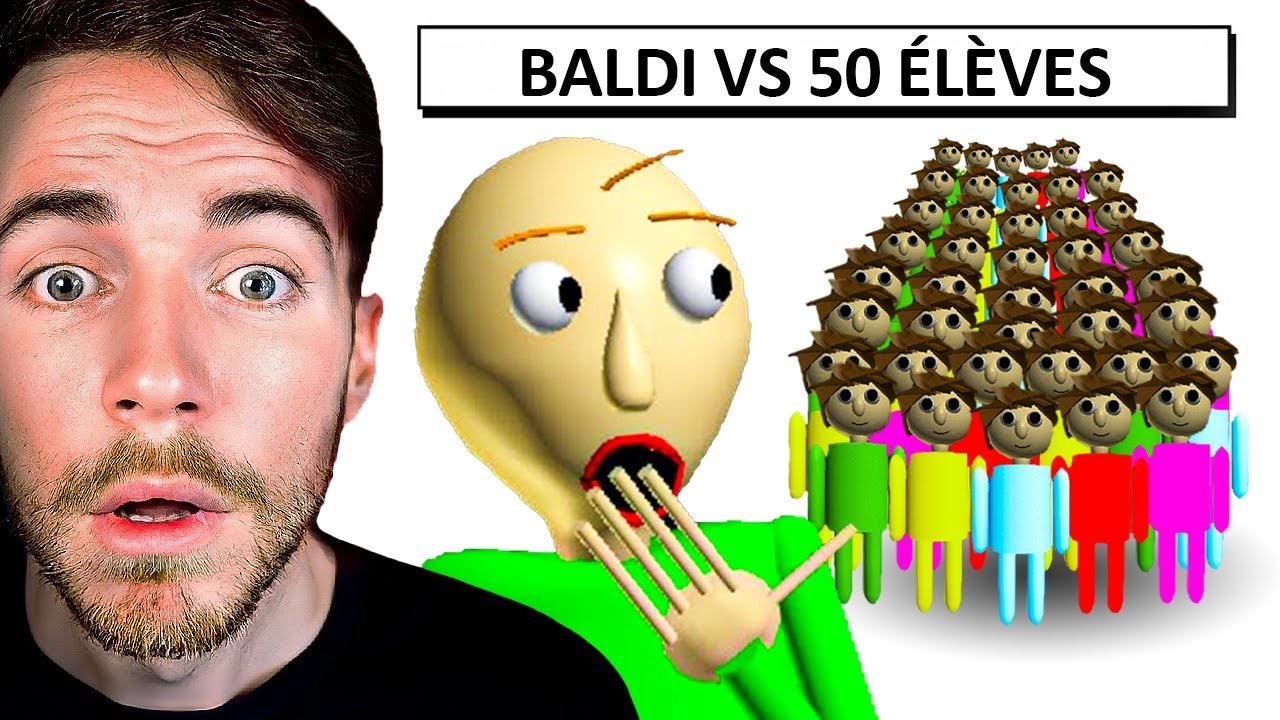 50 JOUEURS M'AIDENT À BATTRE BALDI'S BASICS (c'est n'importe quoi..)