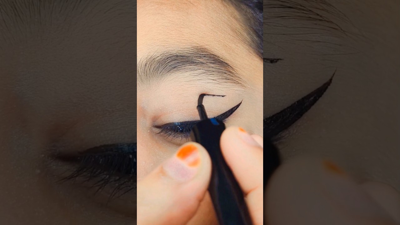 Creative eyeliner look 😍 eyeliner style #shorts #eyeliner