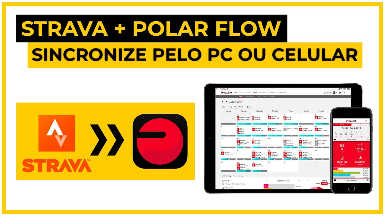 Como subir meus treinos do Polar para o Strava?