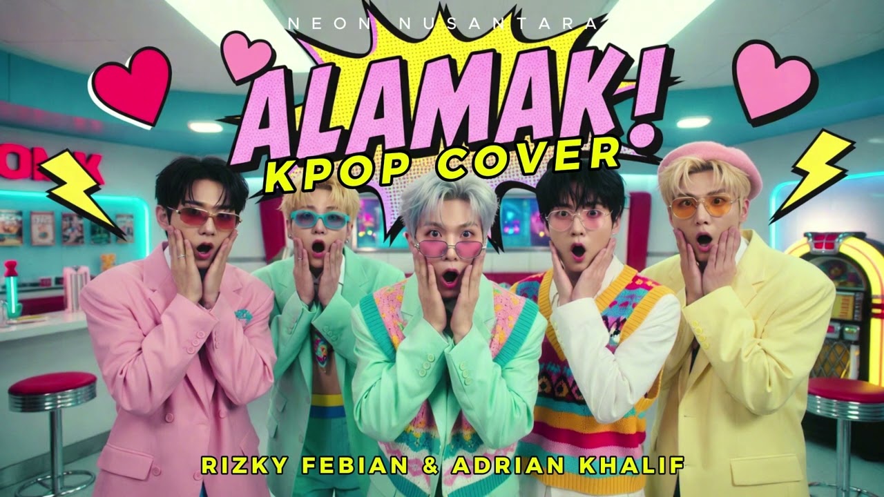 Rizky Febian & Adrian Khalif - Alamak | 「어떡해」(K-Pop Boy Group Ver.) by Neon Nusantara
