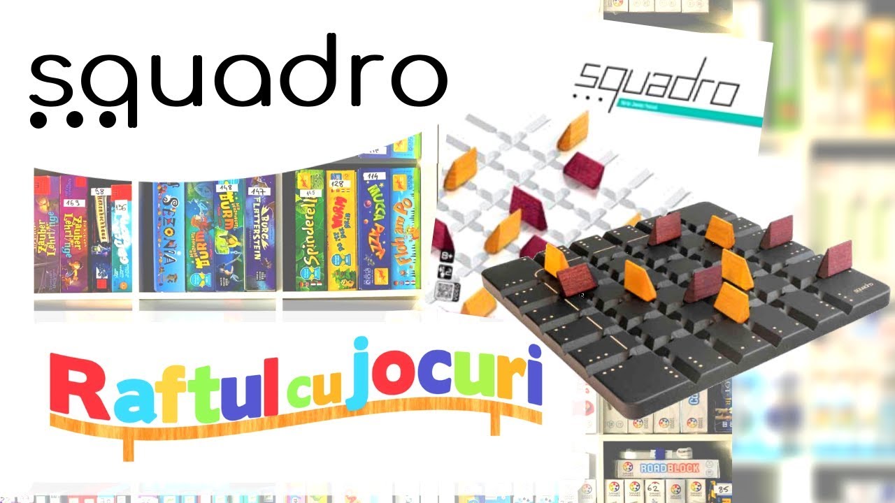 Cum jucăm Squadro - Raftul cu Jocuri
