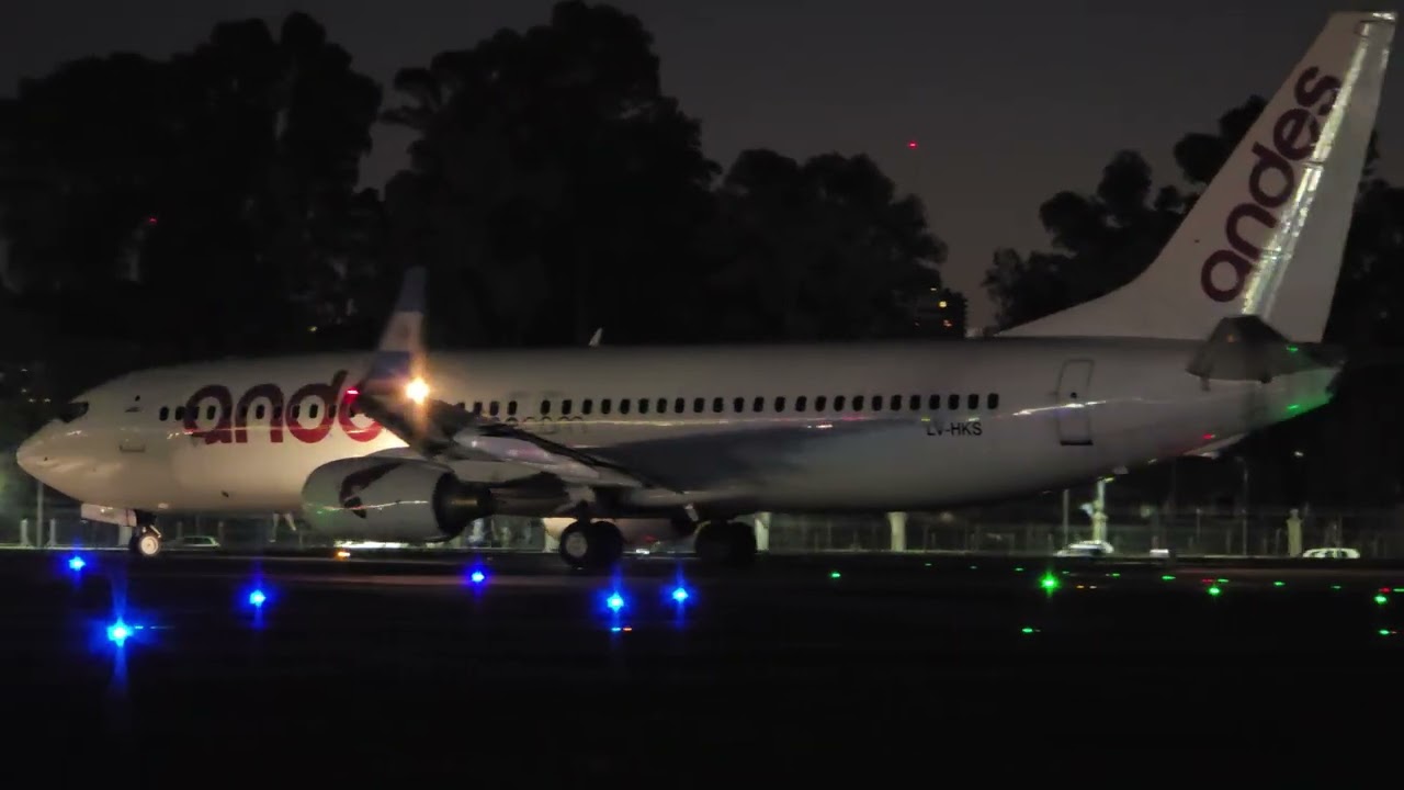 ✈️Andes L&iacute;neas A&eacute;reas LV-HKS: Boeing B737-800NG AEP-SLA