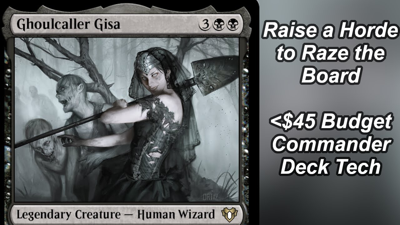 Ghoulcaller Gisa Budget Commander Deck | MTG