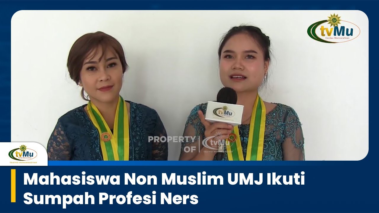 Mahasiswa Non Muslim UMJ Ikuti Sumpah Profesi Ners