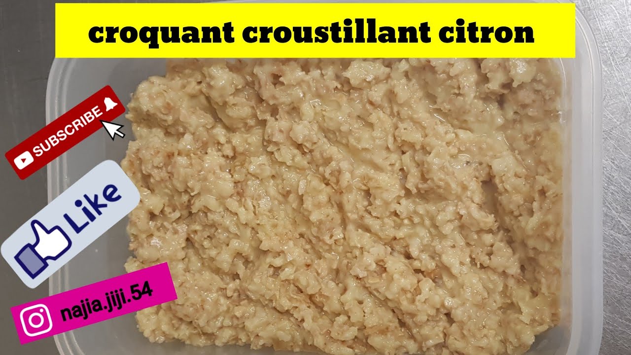 Recette de Croquant Croustillant Citron 🍋🍋💯👌