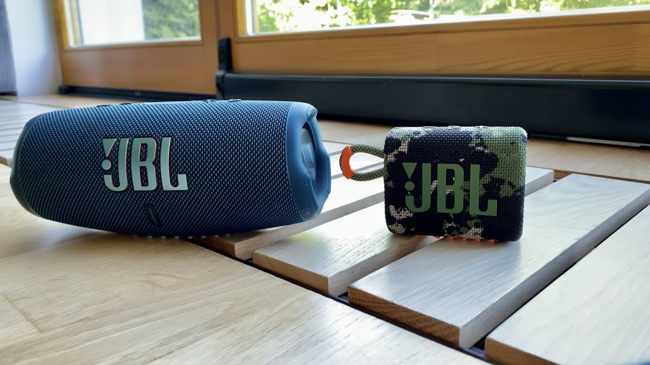 JBL GO 3 vs JBL Charge 5 sound test