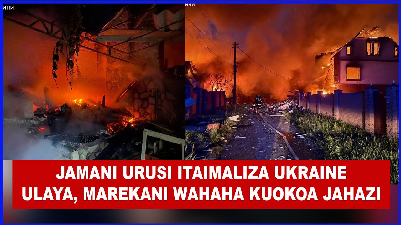 NI HATARI, URUSI IMESHINDIKANA, MAEEKANI YASALIM AMRI, URUSI IMEZIDISHA MASHAMBULIZI ZAIDI UKRAINE