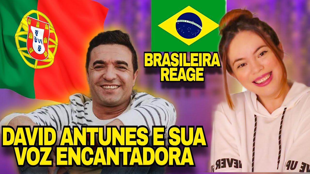 Emoção Única: Brasileira Reage a David Antunes -'Sinto Falta' 🇵🇹🎶 #ReaçãoMusical #DavidAntunesAoVivo