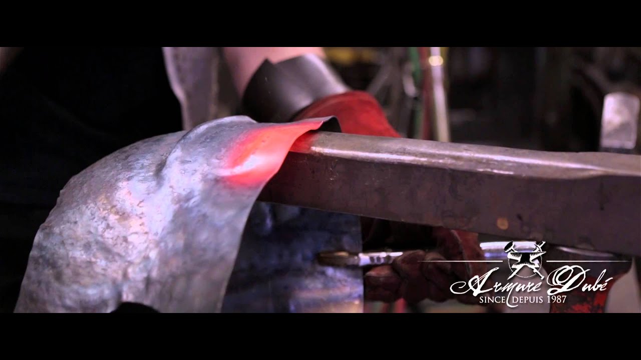 Fabrication d'armure médiévale Making of medieval armour #20