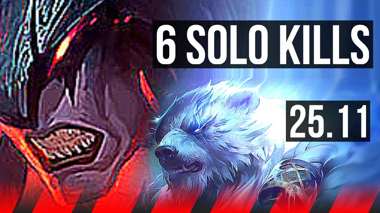 AATROX vs VOLIBEAR (TOP) | 6 solo kills, Legendary, 42k DMG, 19/4/1 | EUW Master | 25.11