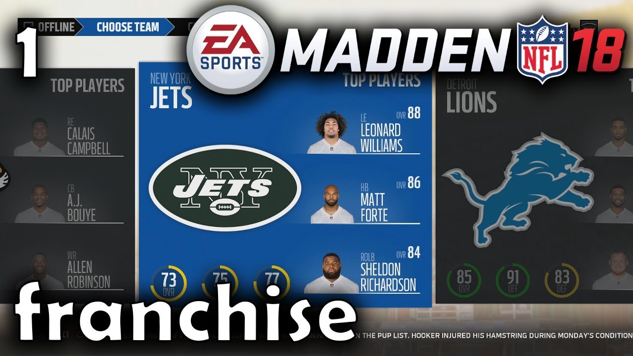 BRING ON THE REBUILD | Madden 18 Jets Franchise Ep.1