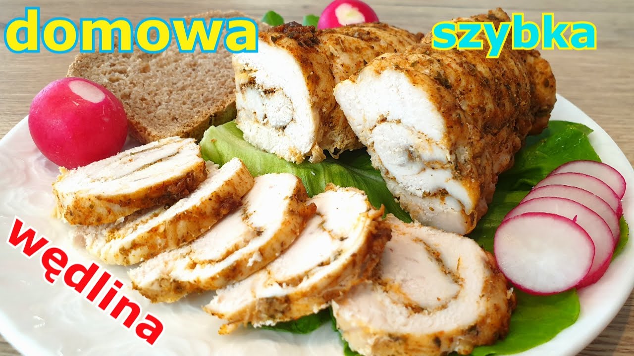 Domowa wędlina z kurczaka idealna na kanapki 👌 pyszna i szybka, lepsza i zdrowsza niż w sklepie 👍