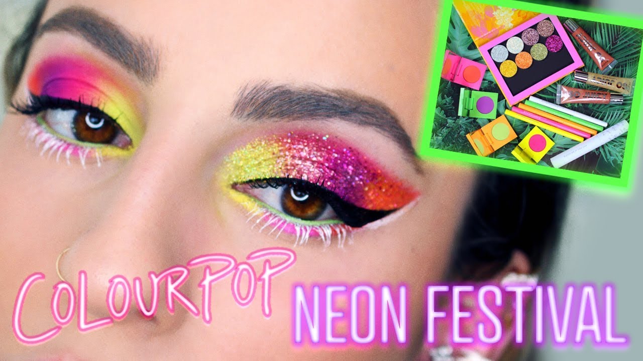 Colourpop Neon Festival Collection: Demo & Swatches!