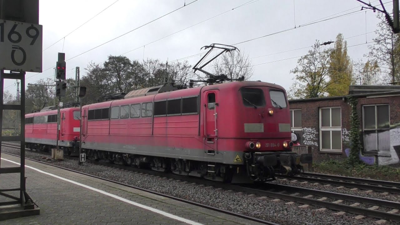 Rail Traffic at Hamburg-Harburg (1) /  Bahnalltag in Hamburg-Harburg (1)      12/11/2021