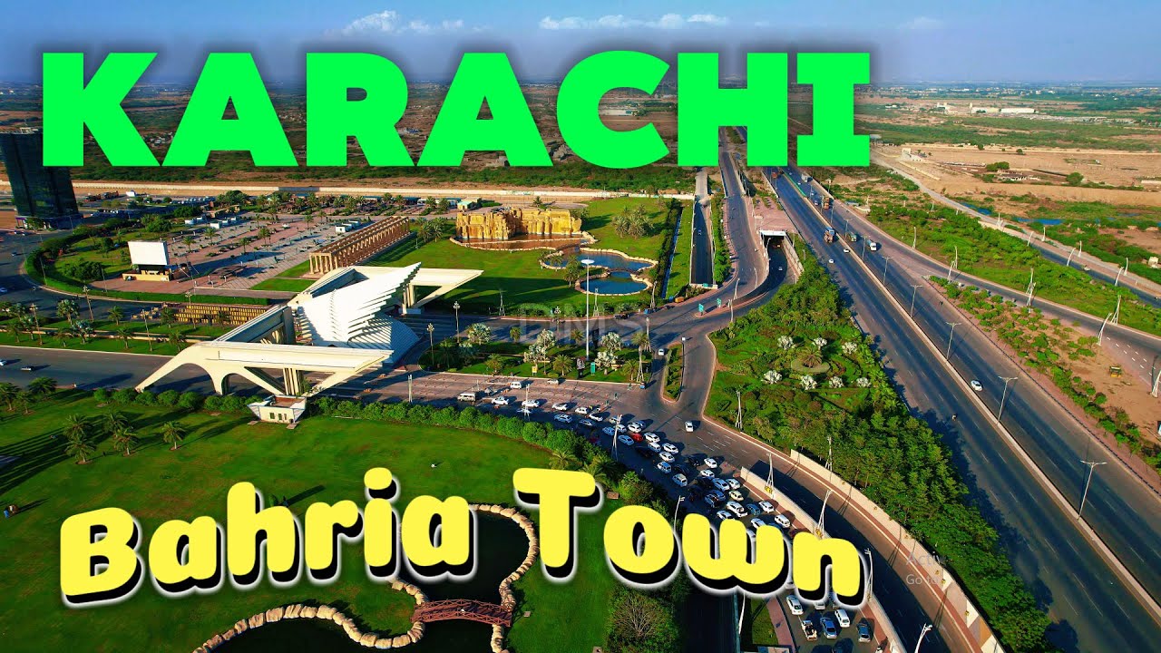 Bahria Town Karachi - Drone + Drive Combine View @BahriaTownLtd