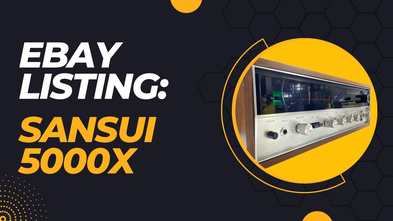 eBay Listing: Sansui 5000x Complete overview