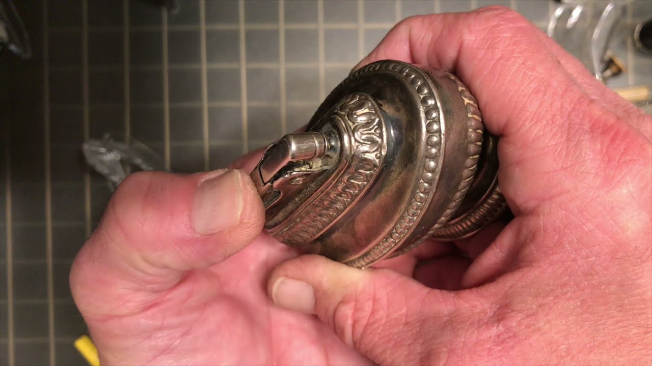 How To Reinstall The Upper Portion Of The Ronson Queen Anne Table Lighter