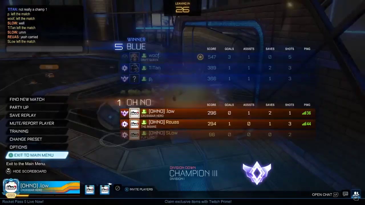 RLRS S9 Qualifier ohno