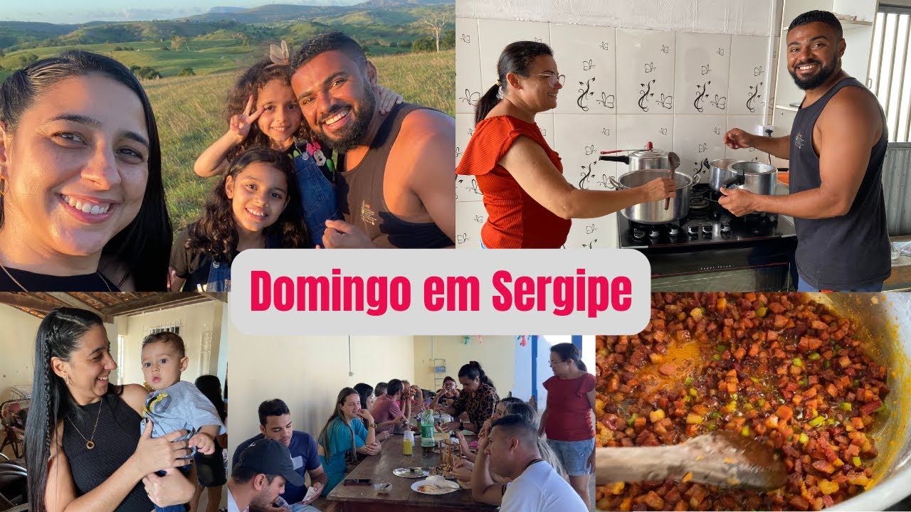 Vlog: Domingo em Sergipe| Preparando o almoço| Por do sol inesquecível Férias Missão Virtuosa