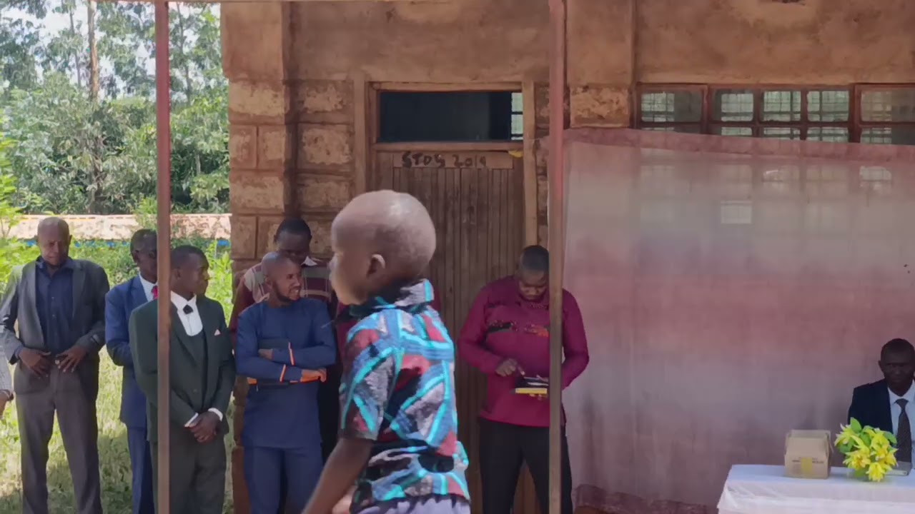 Service at Kikomba District SDA church where former pastor Kithome was transferred to.