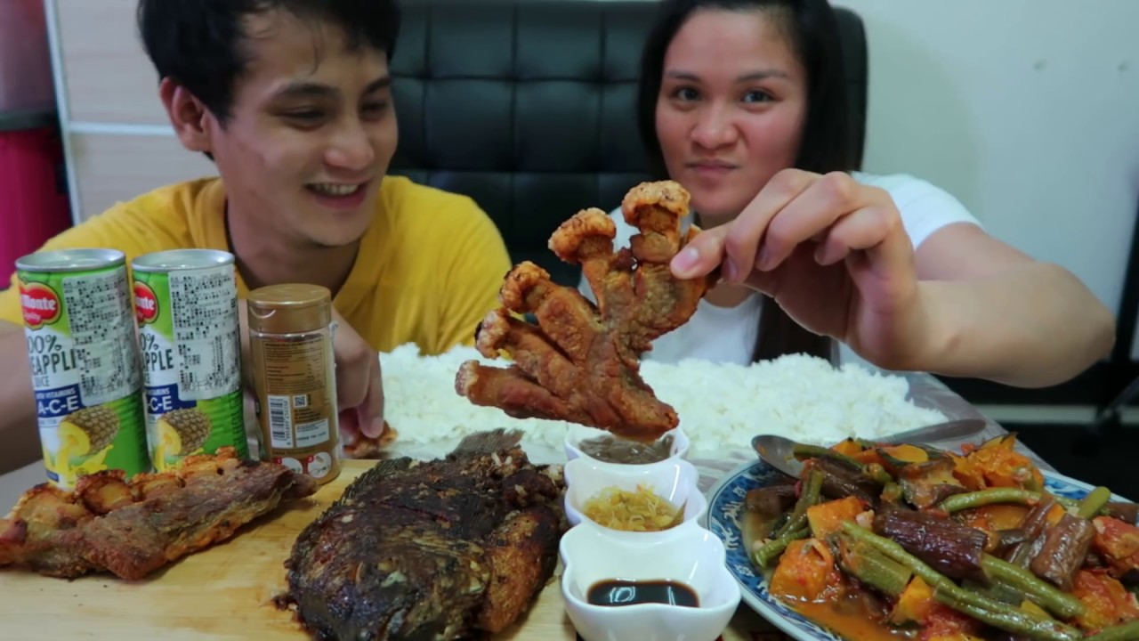 MUKBANG : FILIPINO FOOD | PAKBET | PINAPUTOK NA LIEMPO | TILAPIA