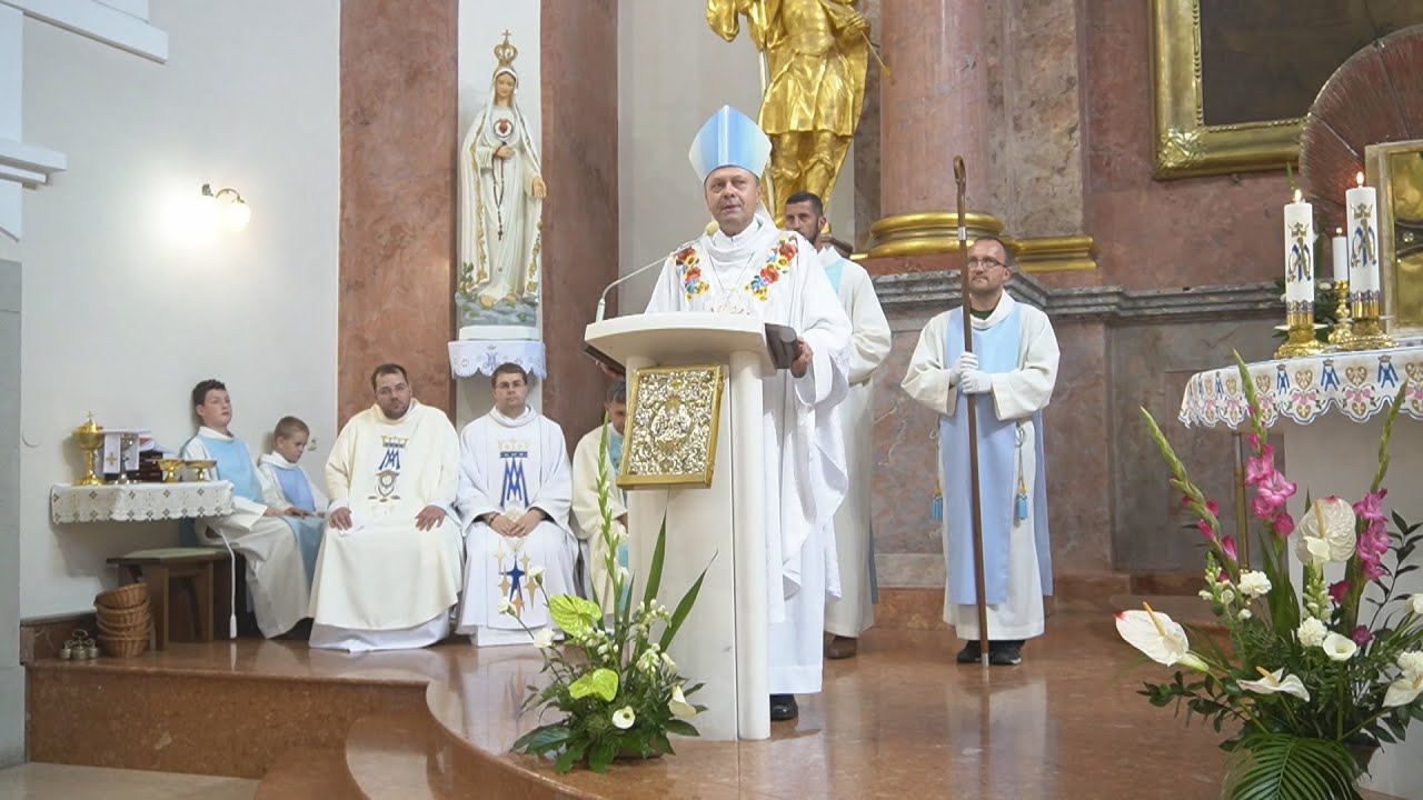NEDEĽA 4. SEPTEMBER 2022 - Sv. omšu celebroval Mons. Zdenek WASSERBAUER, MARIÁNSKA PÚŤ V TOPOĽČANOCH