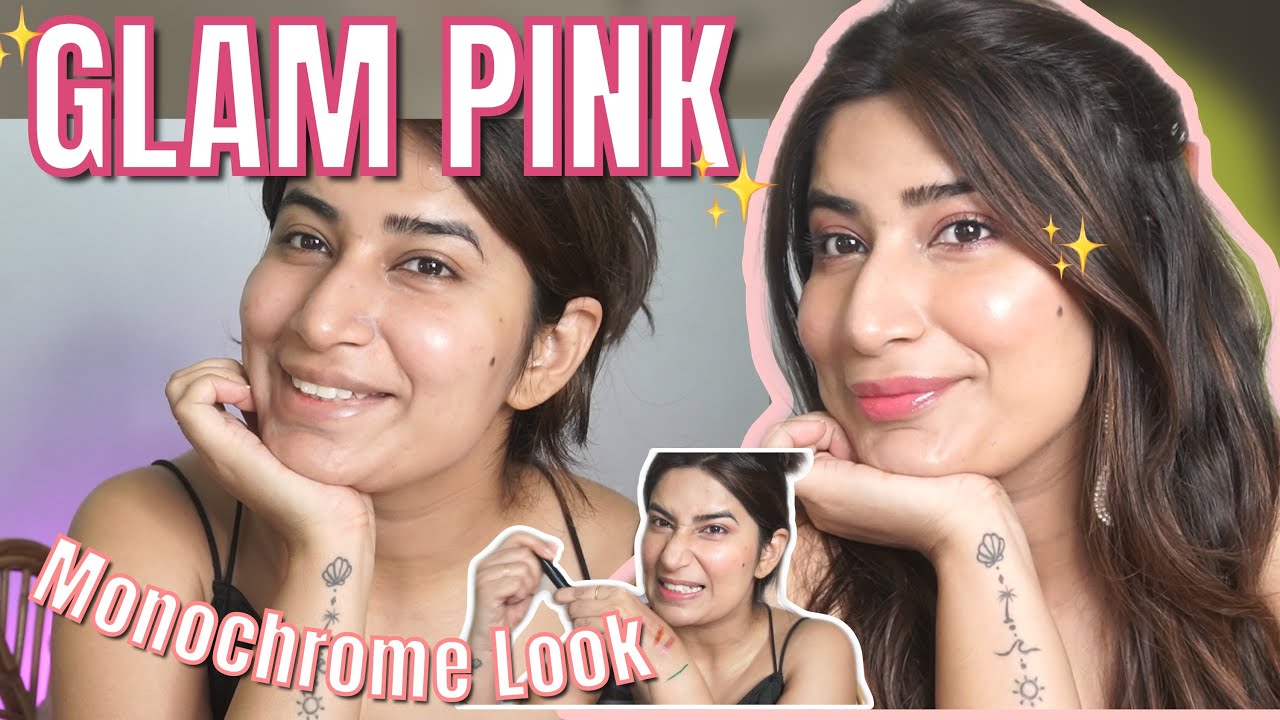 Pink Monochrome Makeup Look - Beginner Friendly ✨