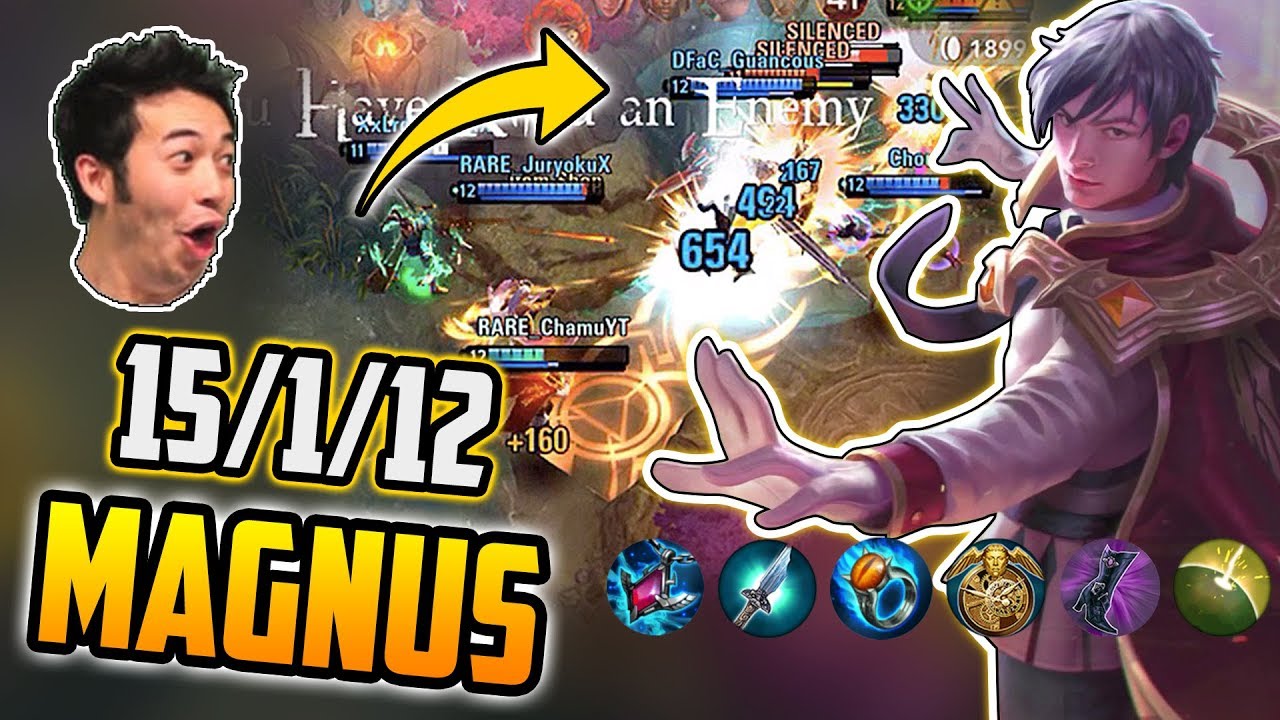 PLAYED MAGNUS IN RANK AND THIS HAPPENED...[MID-CP MAGNUS GAMEPLAY] VAINGLORY UPDATE 3.9