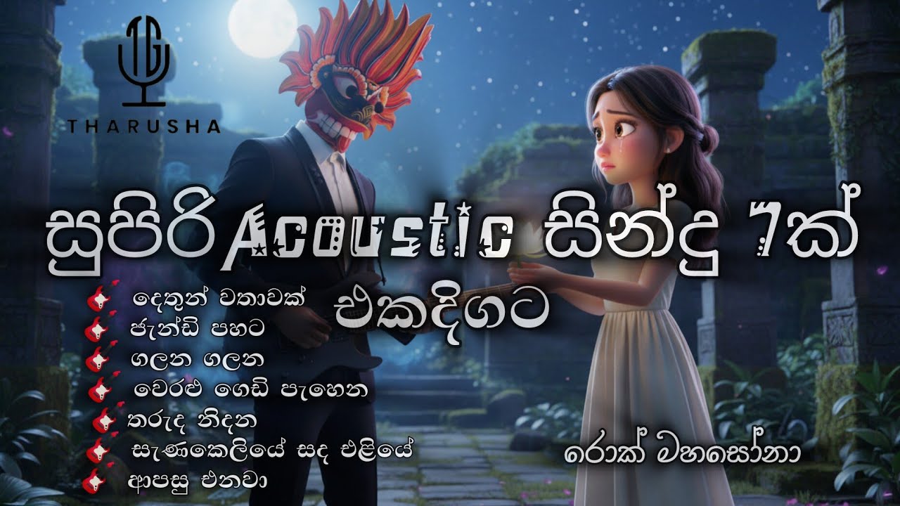 Best Acoustic Songs / සුපිරිම Acoustic රසයට - Acoustic Version / @RockMahasona 👹️🎸