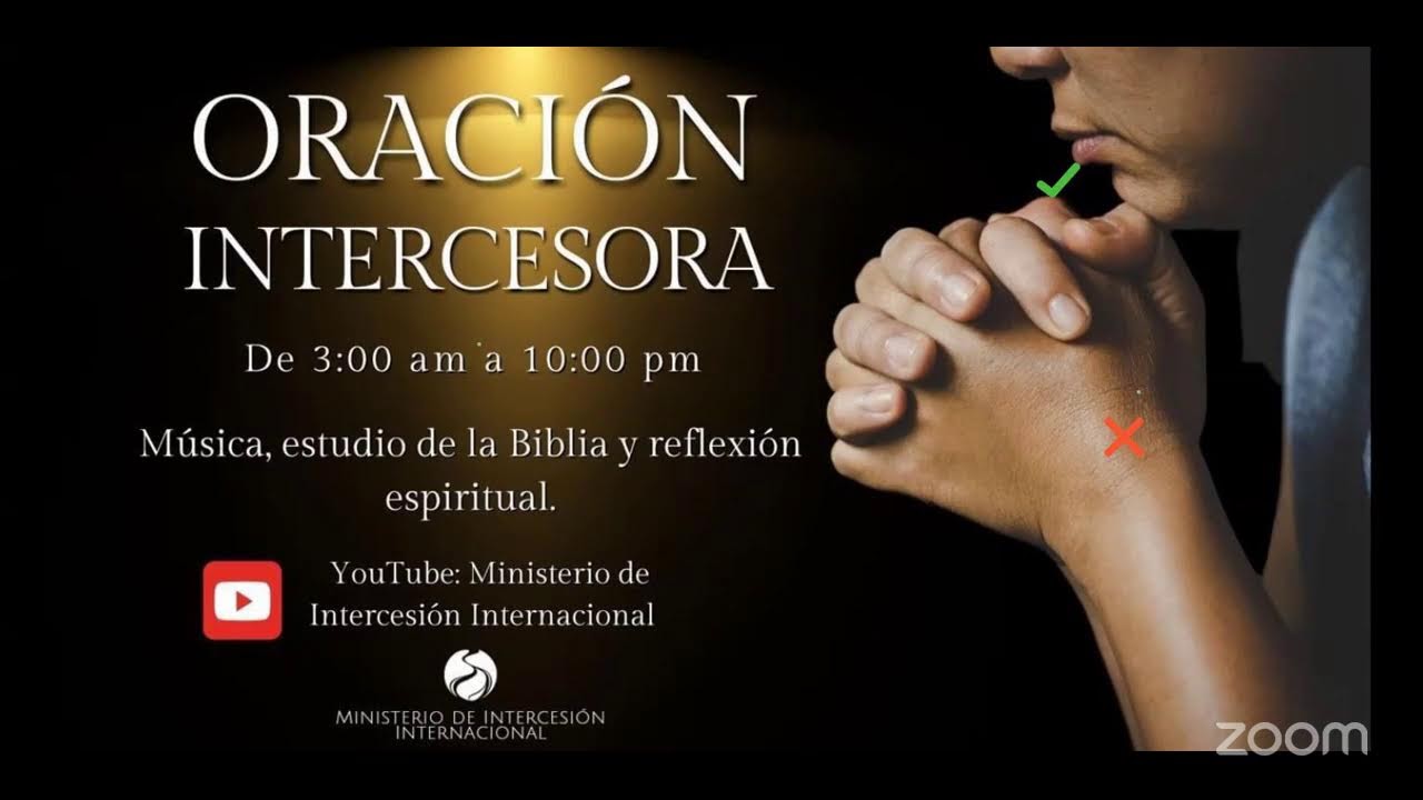 ORACIÓN DE INTERCESIÓN Y DESPERTAR CON JESÚS! MIERCOLES 18   DE MARZO DEL 2026 DE  4:00AM A 7:00AM