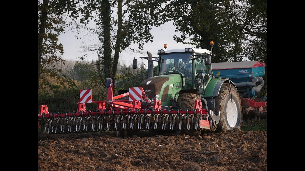 Fendt 930 au semis de blé en 6m | 722/Kverneland