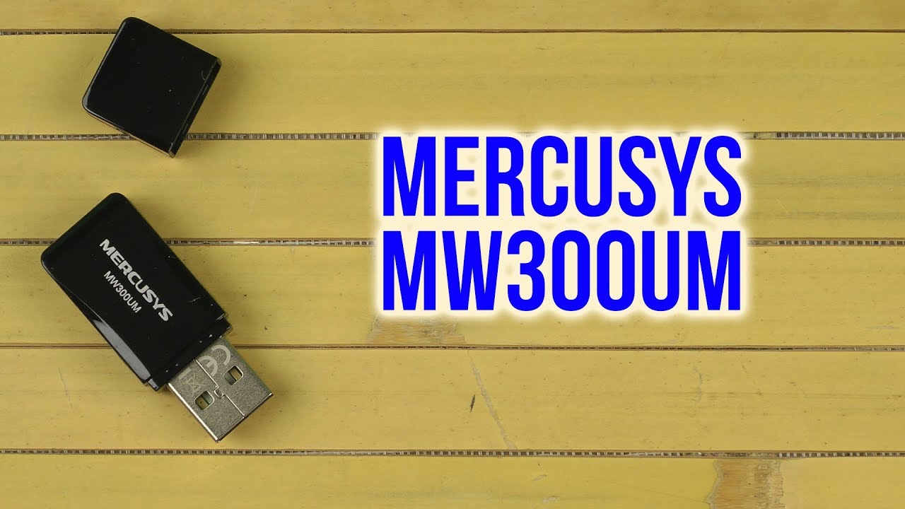 Распаковка Mercusys MW300UM
