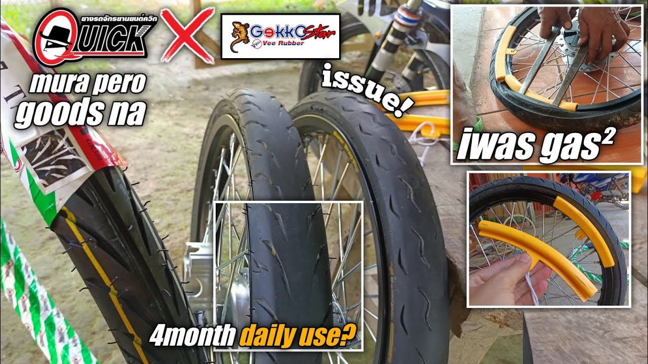 Quick tire review + Vee rubber tire ISSUE!⚠️ | (60/90 X 50/100) | Raider 150 | Bobwerkz mmvlog