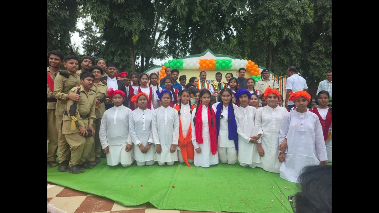 An excellent dance performance by our students at the stadium on Independence Day