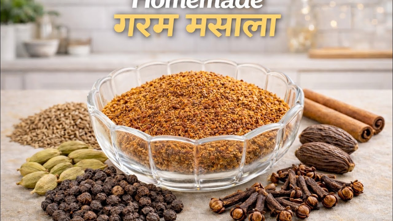 Garam Masala Recipe।घर का बना गरम मसाला पाउडर। Homemade Garam Masala।