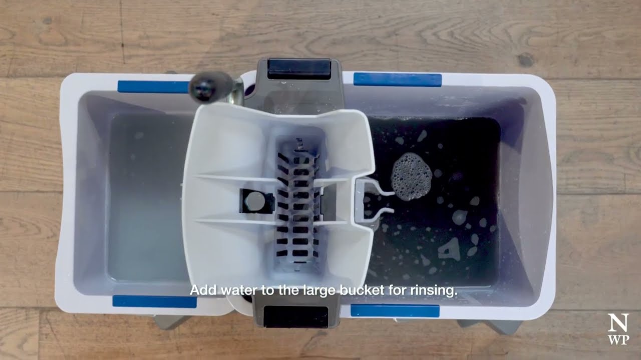 How to Use the Vileda Ultraspeed Pro Double Bucket Mopping System + Benefits