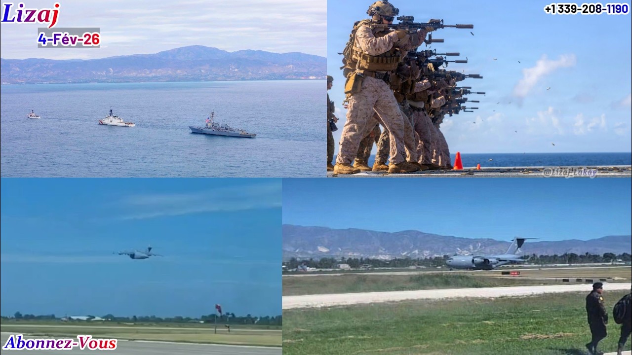 2 Avion US Militè ateri, Anpil Materyèl ap livre, Aprè 3 Bato Gè yo. Jwèt la Bosal anpil, Politik