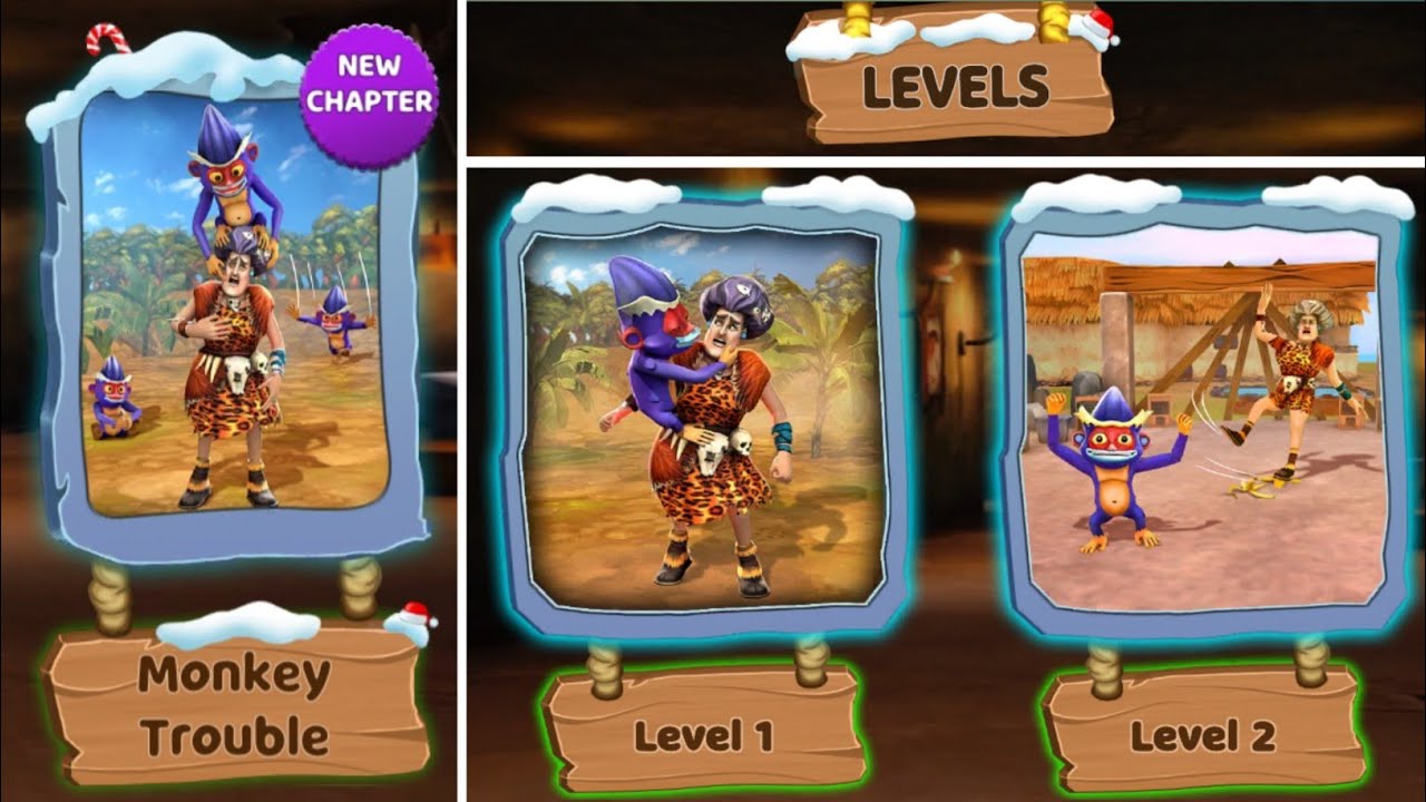 Scary Teacher 3D : Stone Age - New Chapter : Monkey Trouble | Full Guidelines