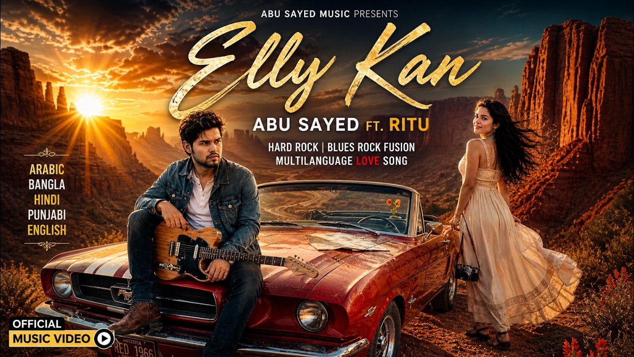 Elly Kan &ndash; Abu Sayed ft. Ritu | Hard Rock Blues Fusion Arabic Hindi Bangla Love Song 2026