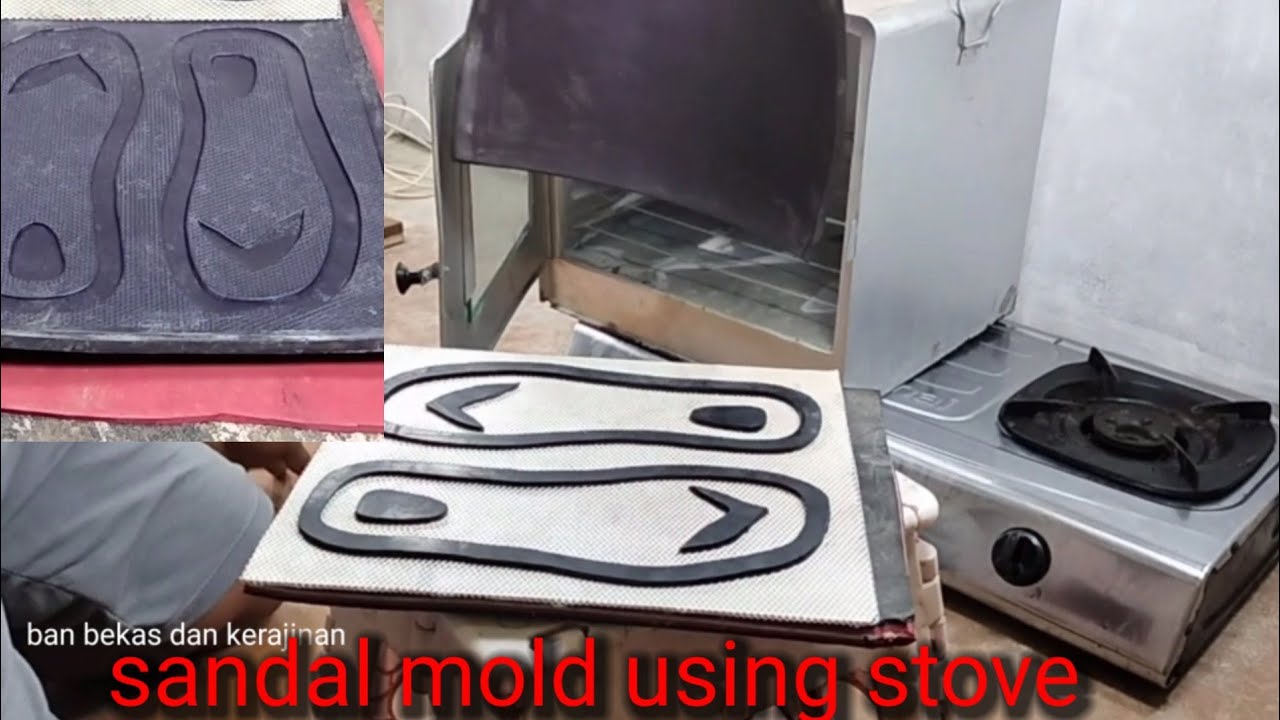 Sandal mold using stove