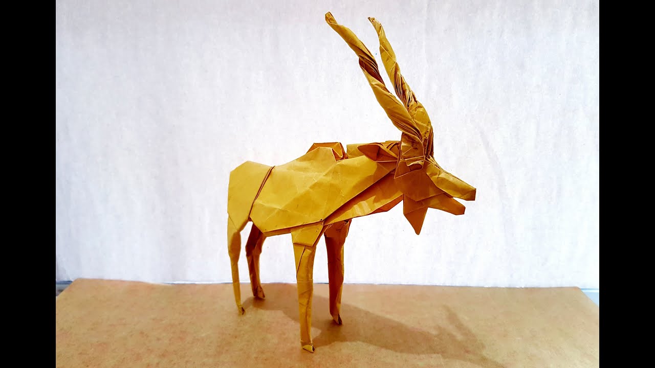 Origami Greater Kudu - Shuki Kato ( Part 2 step 94 - 182 )