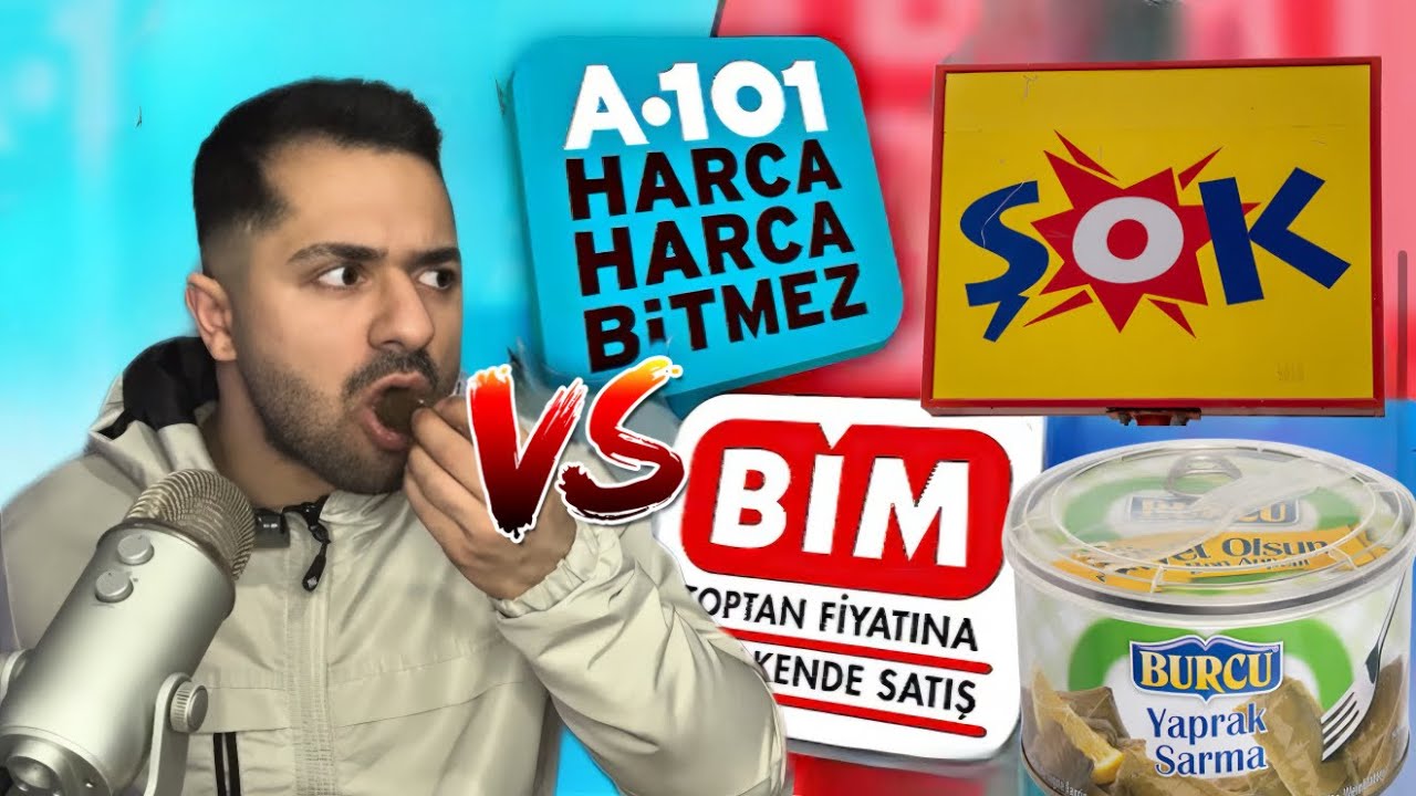 BIM против A101 против ŞOK Burcu Market Sarması 🌯 | Специальное предложение для Рамадана Какой из...