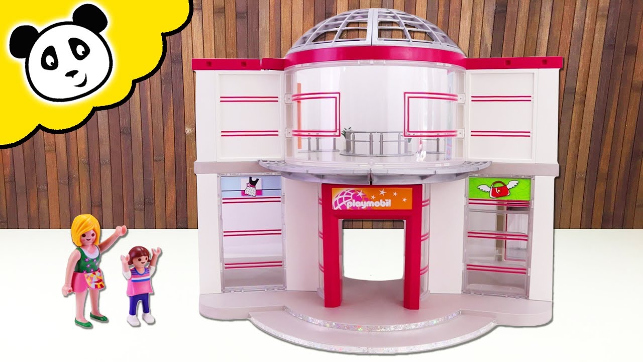 PLAYMOBIL Shopping Center - Shoppen bis zum Umfallen! Spielzeug auspacken & spielen - Pandido TV