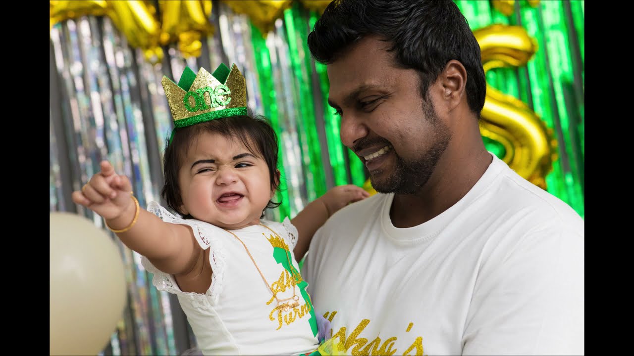 Baby Akshara 1st Birthday - memories flashback photography