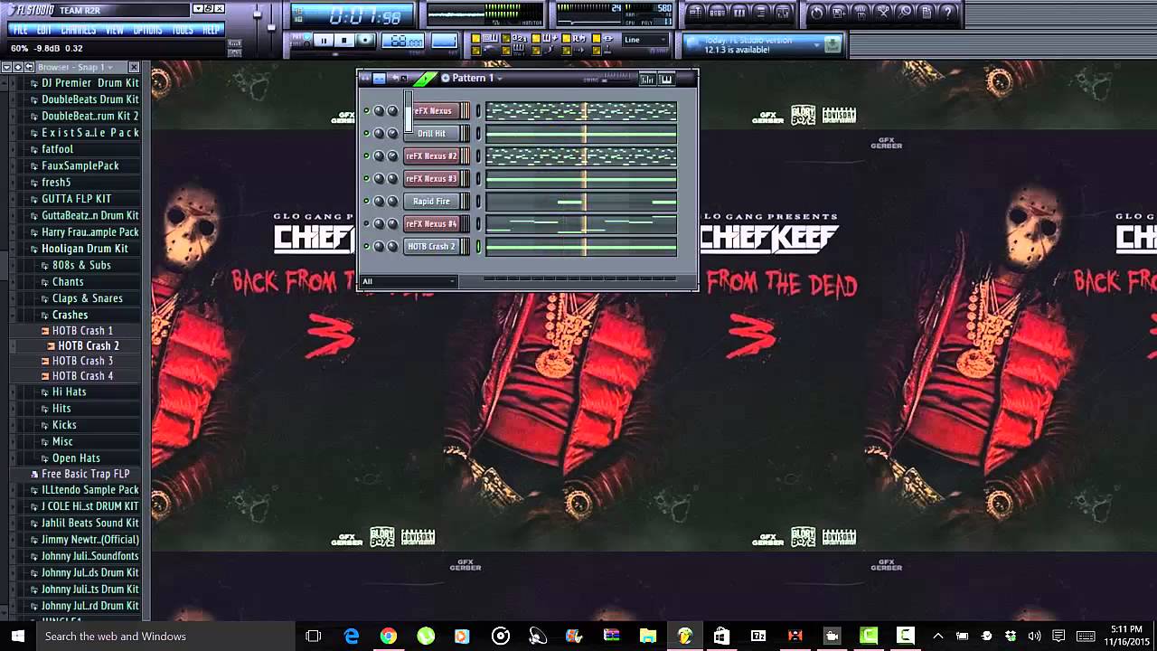 Fl Studio : How To Make A Drill/Trap/DP Beats Type Beat 2016 Tutorial