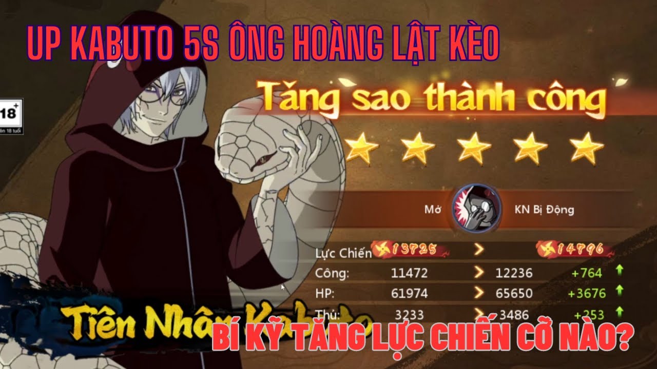 Huyền thoại làng lá - Ngày 5#2 - Lại vào 2 củ khoai quay thử tính năng mới bí kỹ - Up Kabuto 5S PK